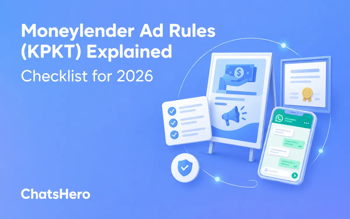 Moneylender advertising rules KPKT explained for licensed lenders in Malaysia – ChatsHero