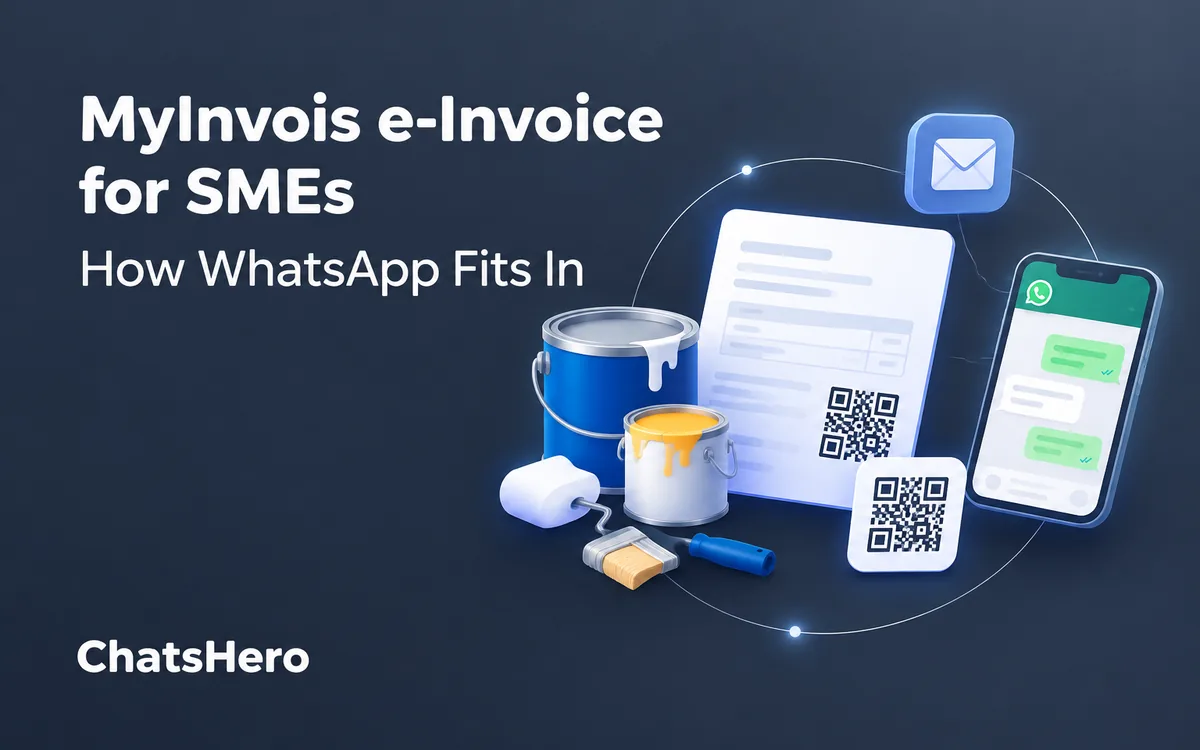 MyInvois e-invoice guide for SMEs in Malaysia with a WhatsApp e-Invoice request – ChatsHero