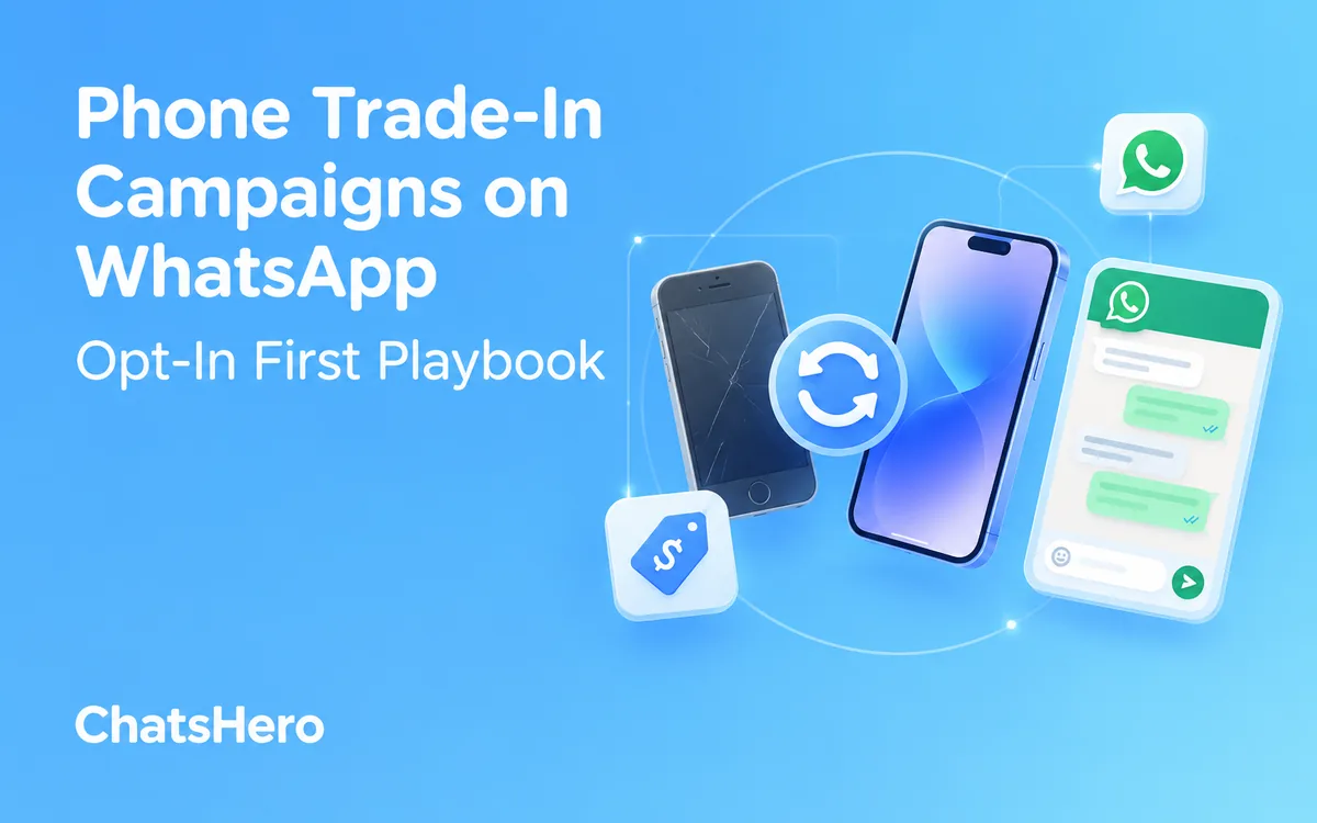 Phone trade-in WhatsApp campaign for a Malaysian phone shop with opt-in and instant quotes – ChatsHero