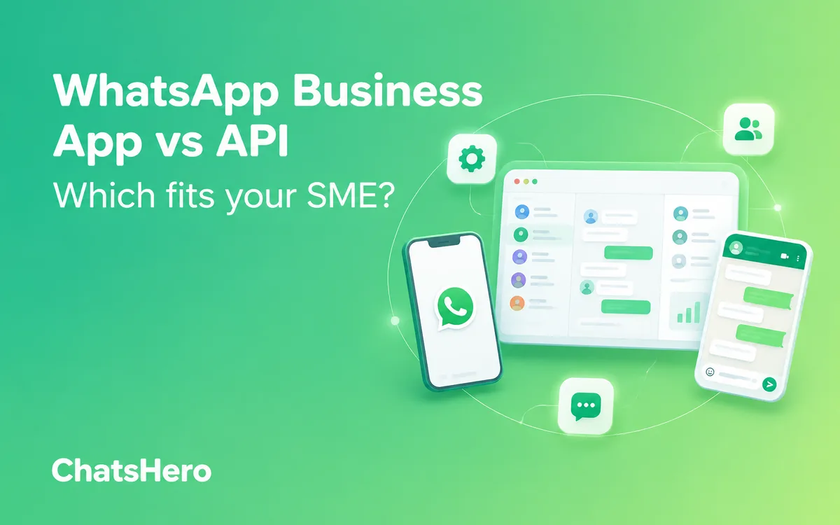 WhatsApp Business app vs API comparison for Malaysian SMEs – ChatsHero