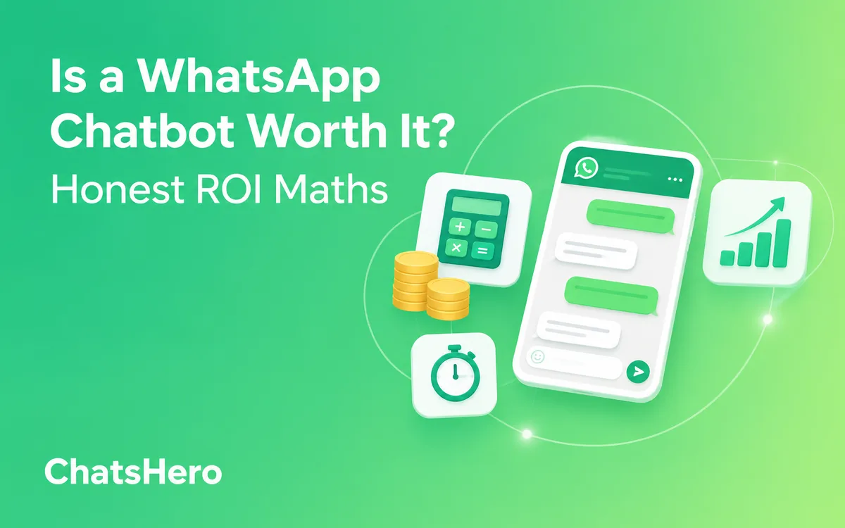 Is a WhatsApp chatbot worth it for a small business – ROI calculation – ChatsHero