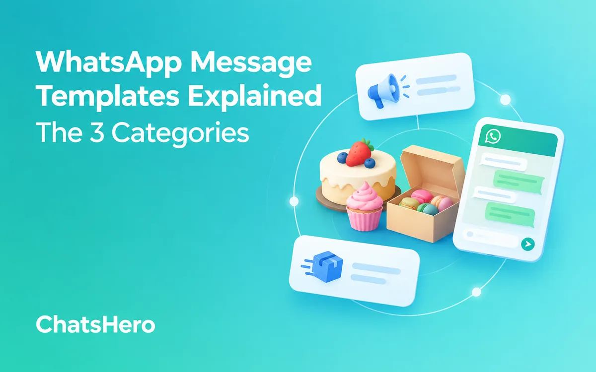 WhatsApp message template categories: marketing, utility and authentication explained – ChatsHero