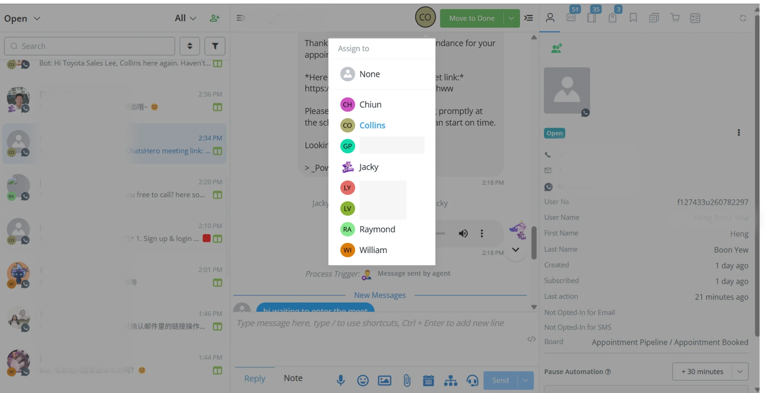 CRM Auto Tagging